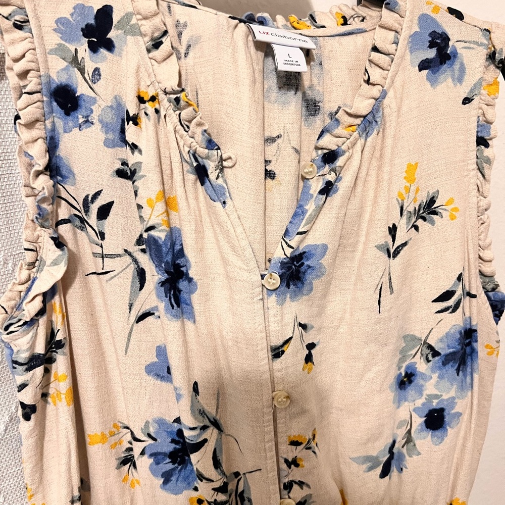 Linen summer dress- it’s a wash and wear kind of a dress